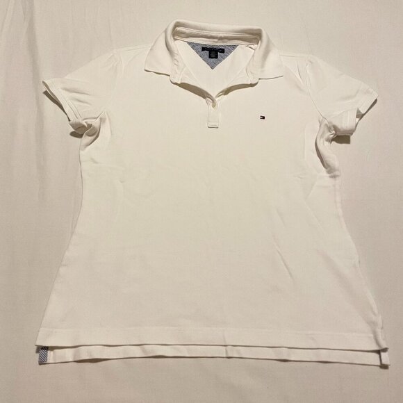 Tommy Hilfiger Polo Shirt Womens Size Large Tshirt - Picture 16 of 16